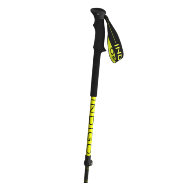 인디고 길이조절폴 INDIGO Ski Poles Telescopic Free Carbon Yellow